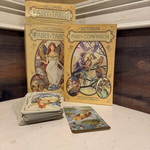 Vintage Victorian Fairy Tarot Card & Book Set Lunaea Weatherstone READ